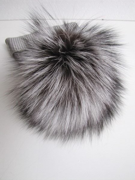 Pelzbommel Silberfuchs riesig gross